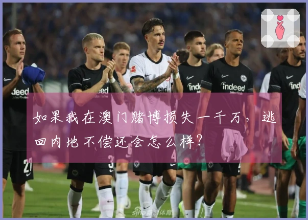 如果我在澳门赌博损失一千万，逃回内地不偿还会怎么样？